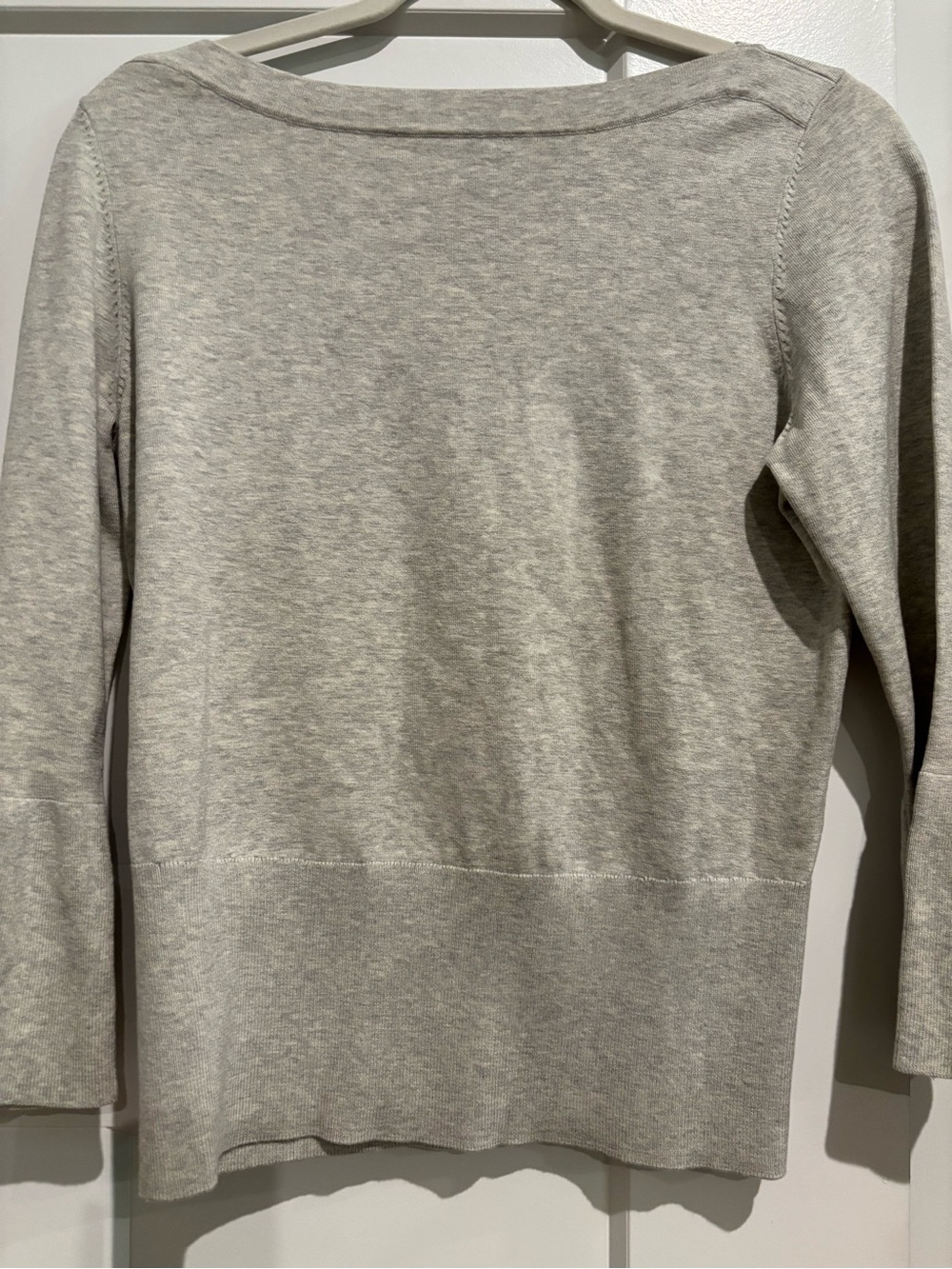 Ann Taylor Gray Crewneck Sweater